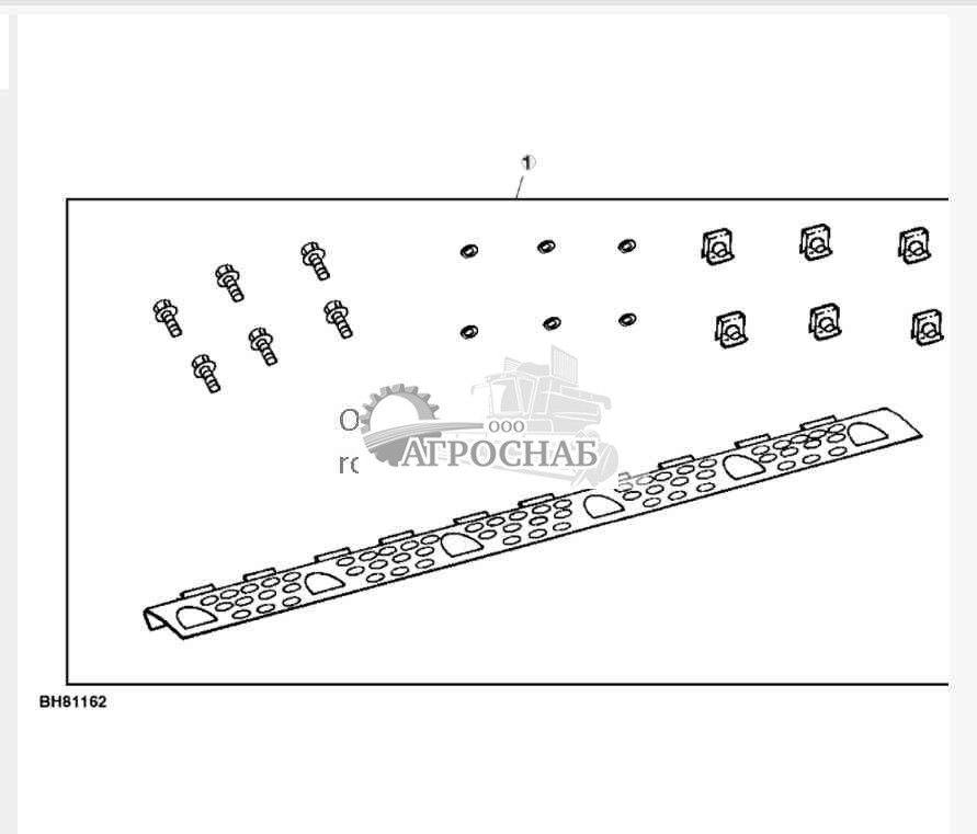 Attachment, Perforated Filler Plates 